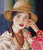 Custom Art Women Portrait Mosaic