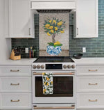 Mosaic kitchen backsplash | Lemon Tree Marble kitchen Tile