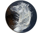 Horse mosaic wall art custom mosaic art custom backsplash handmade tile