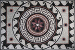 Mosaic floor tile handmade marble floor and tile