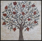 Mosaic kitchen backsplash handmade marble mosaic tree of life tile
