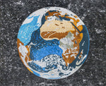 Planet Mosaic marble kitchen backsplash tile