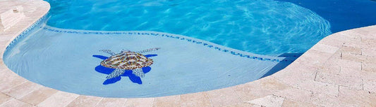 Mosaic pool tile 