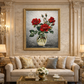 Rose Marble Mosaic Tile – Luxury Kitchen Backsplash & Floral Wall Art Panel