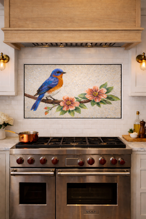 Mosaic Kitchen Backsplash |  Marble Mosaic Tile