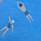 Swimmers Marble Mosaic Bathroom Tiles