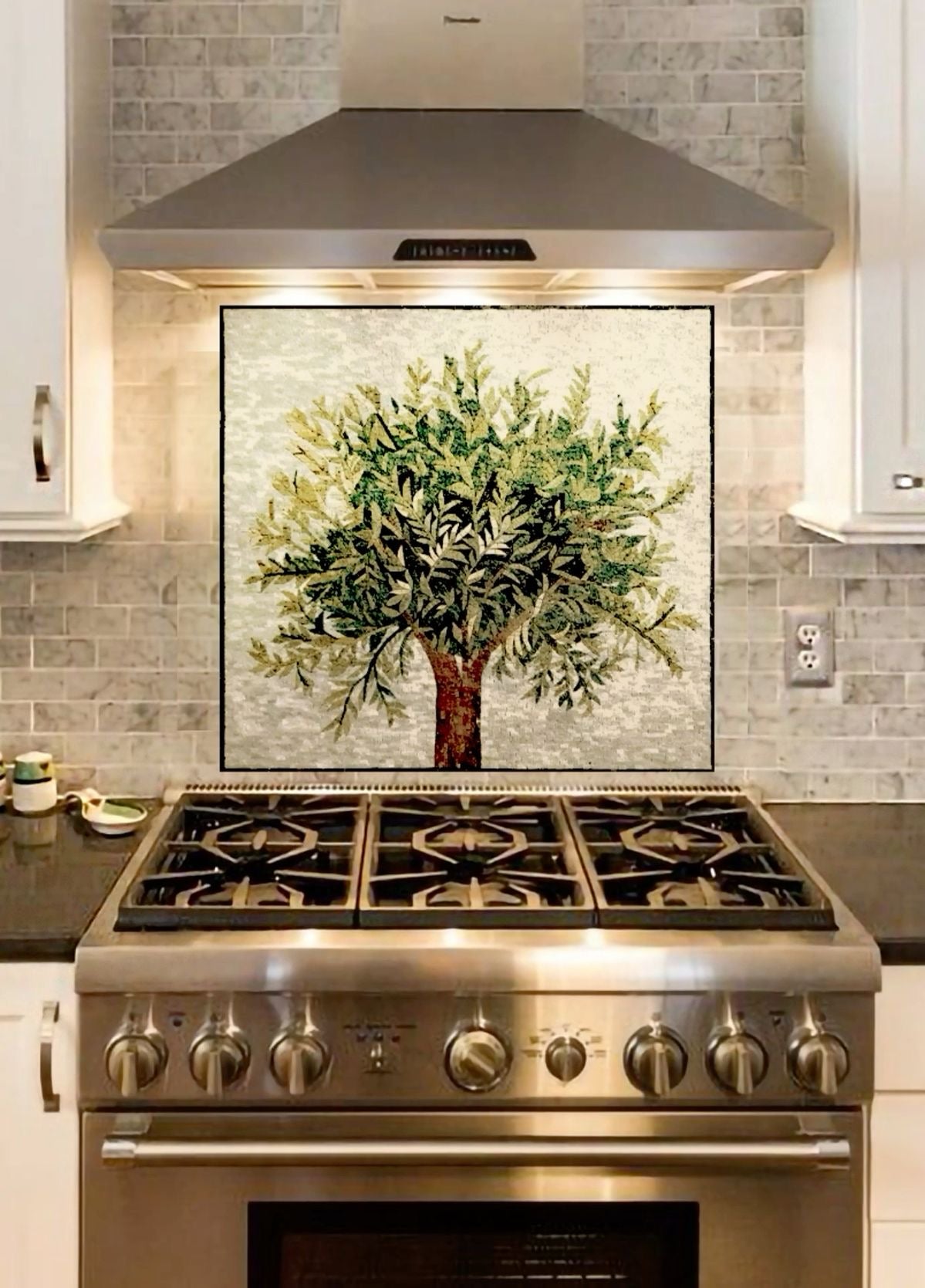 Kitchen Backsplash Tree Backsplash Marble Mosaic Tile