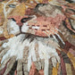 Mosaic wall art Lion Marble Mosaic Wall Hanging