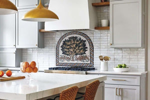 Mosaic Kitchen Backsplash | Hisham's Palace Tree of Life