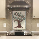 Kitchen Backsplash | Olive Tree Mosaic Kitchen Tile