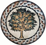 Mosaic Kitchen Backsplash – Tree of Life Marble Tile 