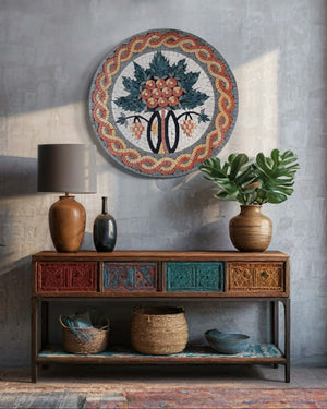 Mosaic kitchen backsplash Design | Tree of Life Marble Tile
