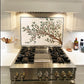 Kitchen Backsplash Olive Tree Branches With Leaves Backsplash Marble Mosaic Tile