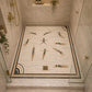 Custom Swimmers Mosaic Tile | Marble Shower Floor Tile