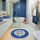 Handmade Mosaic floor tile blue Marble Mosaic Medallion