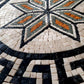 Square Handmade Roman Style Marble Mosaic Floor Tile