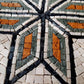 Square Handmade Roman Style Marble Mosaic Floor Tile