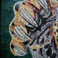 Tiger Portrait Marble Mosaic Wall Art  Handcrafted wild tiger mosaic art