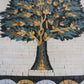 Mosaic kitchen backsplash handmade marble mosaic tree of life tile