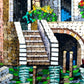 Mosaic design wall Art landscape Handmade Mosaic mural