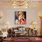 Portrait Mosaic Wall Art  Handcrafted Design  Unique Home Decor