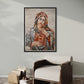 Portrait Mosaic wall art - Handmade Marble Mosaic Murals