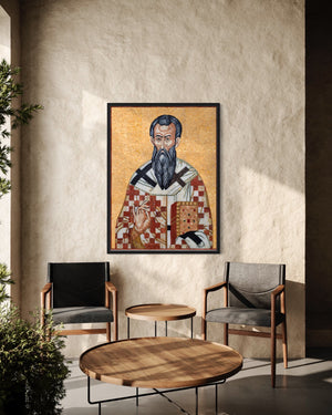 Christian Mosaic Art Portrait of Saint Mosaic wall Tile