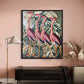 Flamingos Mosaic Wall Art handmade mosaic mural wall tile 