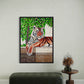 Tiger Portrait  Marble Mosaic Wall Art showcasing a Stunning Handcrafted wild tiger mosaic art