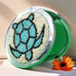 Turtle micro mosaic Makeup mirror , luxury Gift for her , Handmade hand Mirror