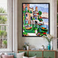 Mosaic design wall Art landscape Handmade Mosaic mural