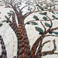 Kitchen Backsplash Olive Tree Branches With Leaves Backsplash Marble Mosaic Tile