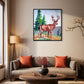 Deer  Mosaic Wall Art - Deer Art marble Mosaic mural