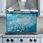 Blooming Almond by Vincent van Gogh Marble Mosaic backsplash tile