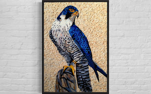 Falcon mosaic wall art handmade mosaic tile backsplash