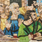 Mosaikwandkunst Das letzte Abendmahl davinci handgefertigtes Mosaik -Reproduktion einzigartige Marmorwandkunst