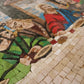 Mosaikwandkunst Das letzte Abendmahl davinci handgefertigtes Mosaik -Reproduktion einzigartige Marmorwandkunst