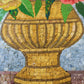 Flower mosaic wall art handmade mosaic floral mural 