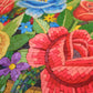 Flower mosaic wall art handmade mosaic floral mural 
