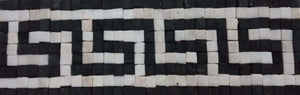 Handgefertigtes Muster Marmor Mosaic Border Design Art Fliesen Dekor